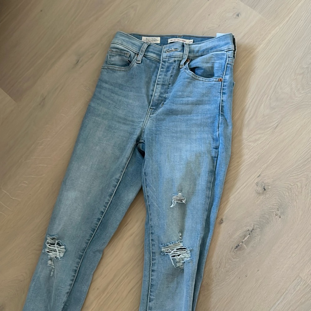 Levi’s high rise super skinny jeans